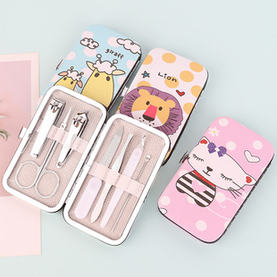 7-piece nail clipper set in leather box, beauty and nail care tools, printable gift nail clipper set pic 19