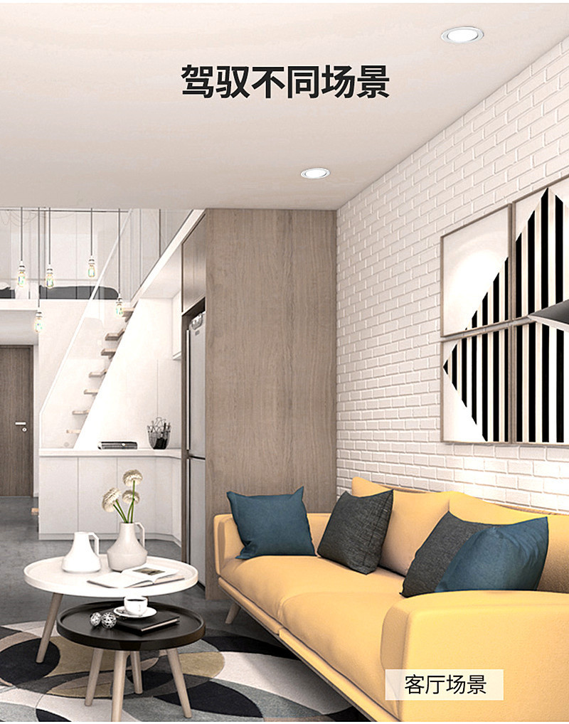 FSL Foshan Lighting led downlights, home living room ceiling lights, ceiling hole lights, recessed hole lights, corridor lights pic 9