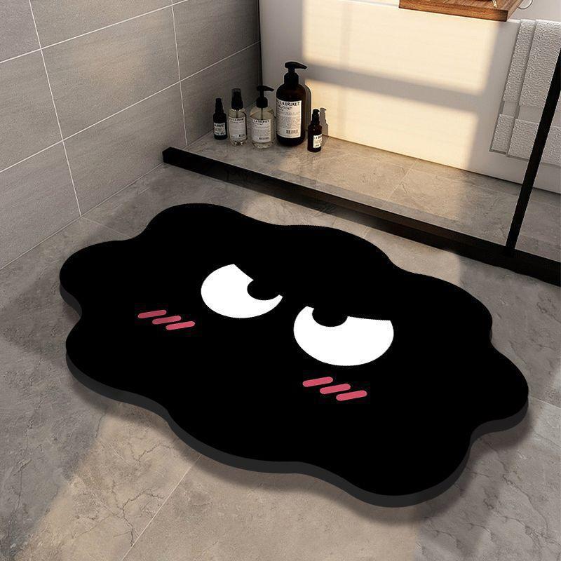 Diatom mud cartoon floor MATS for bathrooms, water-absorbing and quick-drying anti-slip foot MATS for lobbies, dirt-resistant and easy-to-clean door MATS pic 13