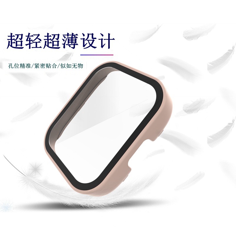适用红米手表3保护壳Redmi watch3表壳PC+钢化膜一体壳硬胶壳详情4