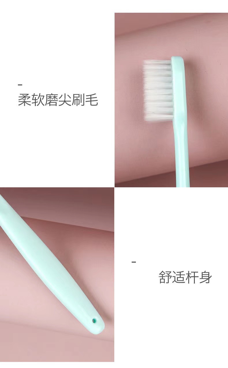 Wholesale disposable household ice cream toothbrushes for guests, adult fine and soft bristle toothbrushes, suitable for both boys and girls, soft pic 8