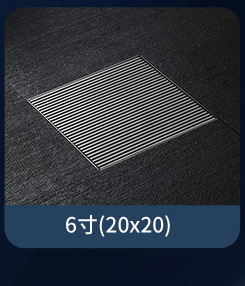 跨境黑色脚踏式弹跳地漏 加厚按压式不锈钢方形10*10地漏亮光详情11