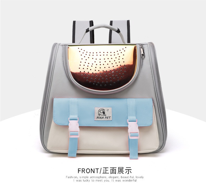 New outdoor cat bag, convenient large-capacity breathable pet bag, breathable outdoor travel cat backpack, cross-border wholesale pic 21