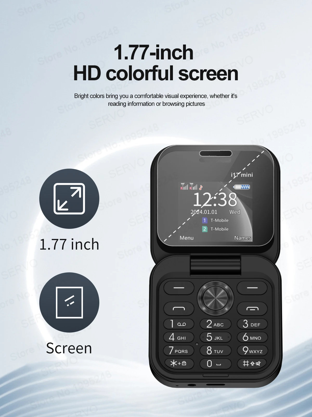 Orange i17 Mini foldable phone iPhone smart phone pic 7