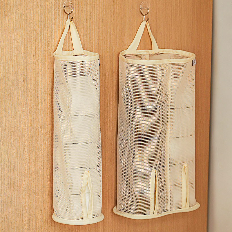 Fabric door rear storage bag, wall-mounted storage basket, household large-capacity sundries sorting basket, multi-functional storage pic 4