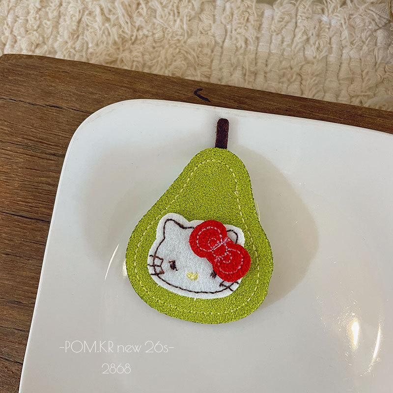 Hello Kitty水果造型布贴绣花标DIY刺绣补丁烫布贴小熊贴布手工装饰材料详情6