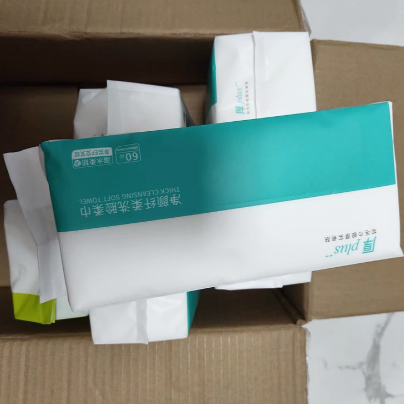 X in-stock thick Plus facial cleansing wipes, disposable facial cleansing wipes, pull-out cotton soft wipes, dry and wet dual-purpose baby and mother wipes pic 7