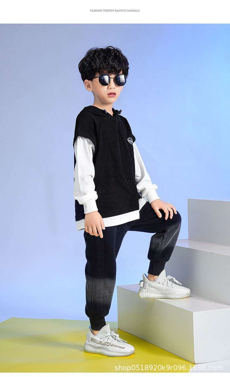 柏宜椰子鞋儿童鞋男350软底大小童女运动鞋春夏季透气亲子休闲鞋详情27