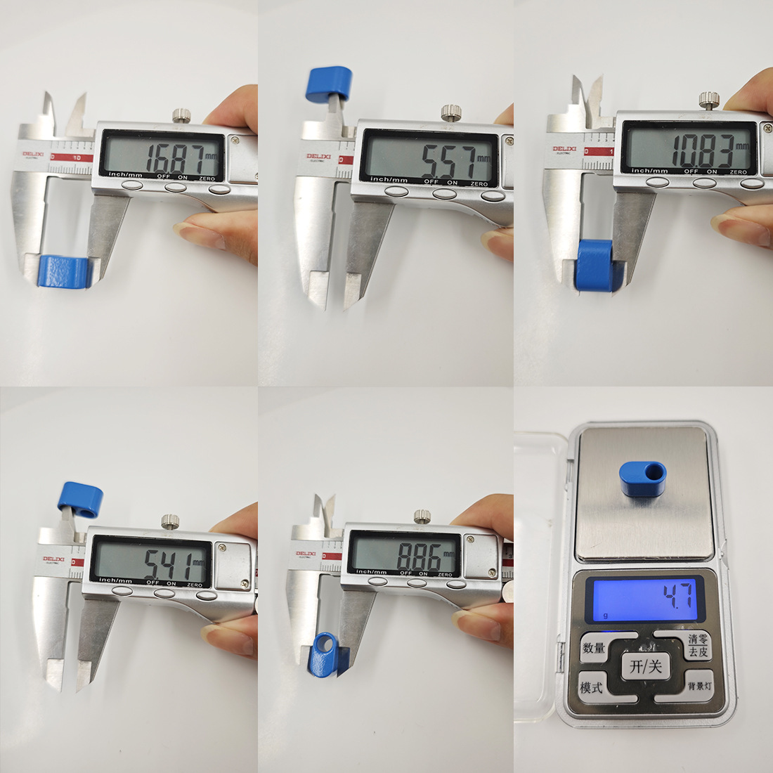 Suitable for 7mm color mobile phone lanyard set, 4-minute round tail spring ring key, single and double hole 8-shaped adjustment buckle pic 13