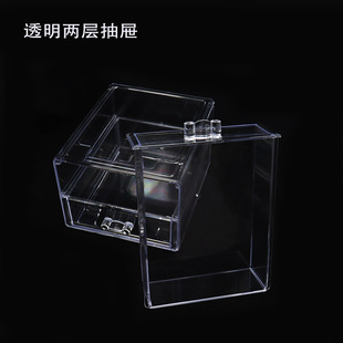 PP透明2格3格多格首饰收纳盒串珠小米珠塑料塑料收纳盒防尘批发详情13