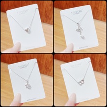 项链饰品女新款2025蝴蝶结鱼尾翅膀锁骨链百搭超长保色女批发新款详情5