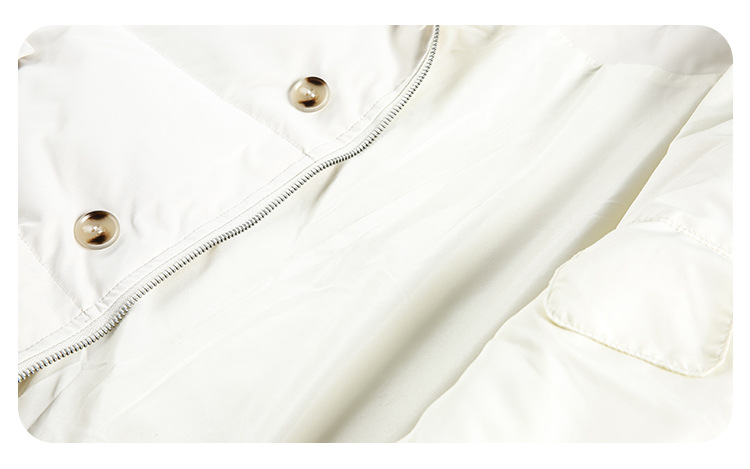 CATTEE美式复古90白鸭绒毛领连帽羽绒服男女冬季防寒保暖短外套潮详情24