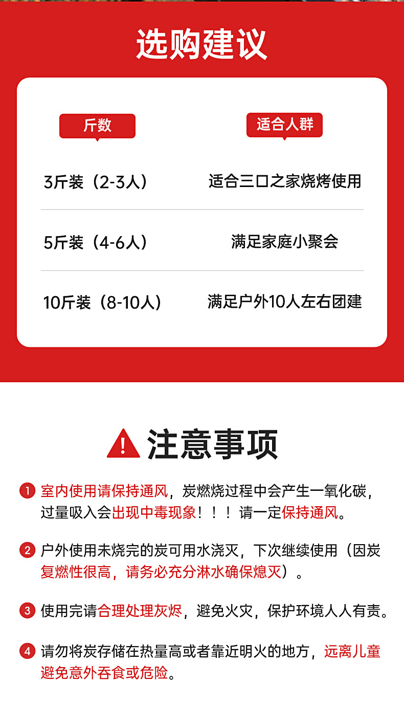 高温淄博烧烤炭速燃机制碳家用一级竹木炭易燃商用增温取暖炭户外详情12