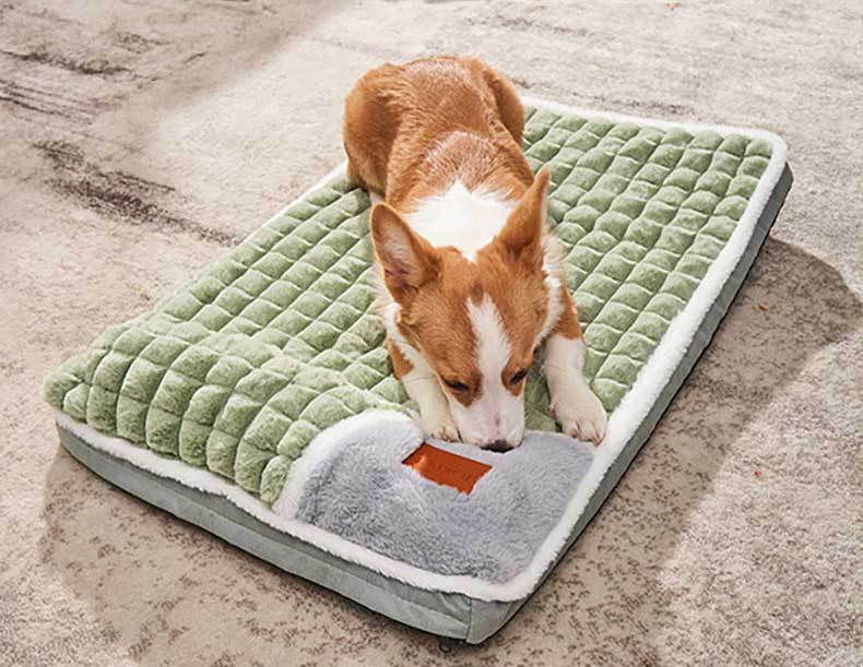 Winter pet sleeping MATS for warmth, detachable and washable, non-stick dog bed sleeping MATS, pet bed MATS, autumn and winter tear-proof floor blankets pic 19