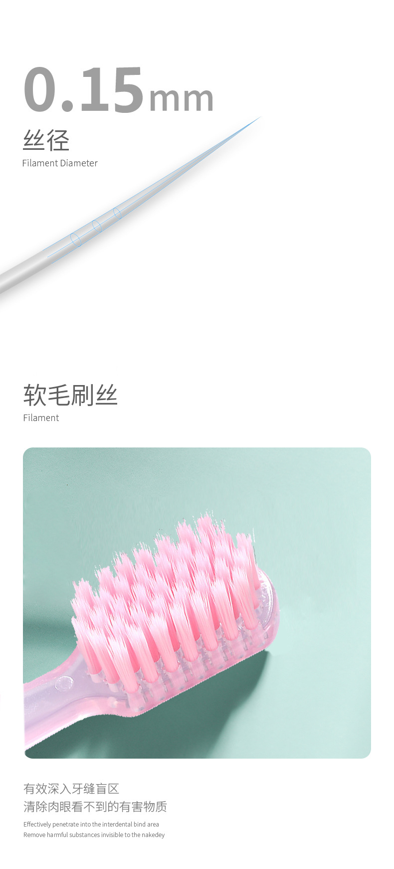 情侣牙刷软毛成人家用炫彩独立保护套高级超细毛护龈牙刷批发厂家详情4