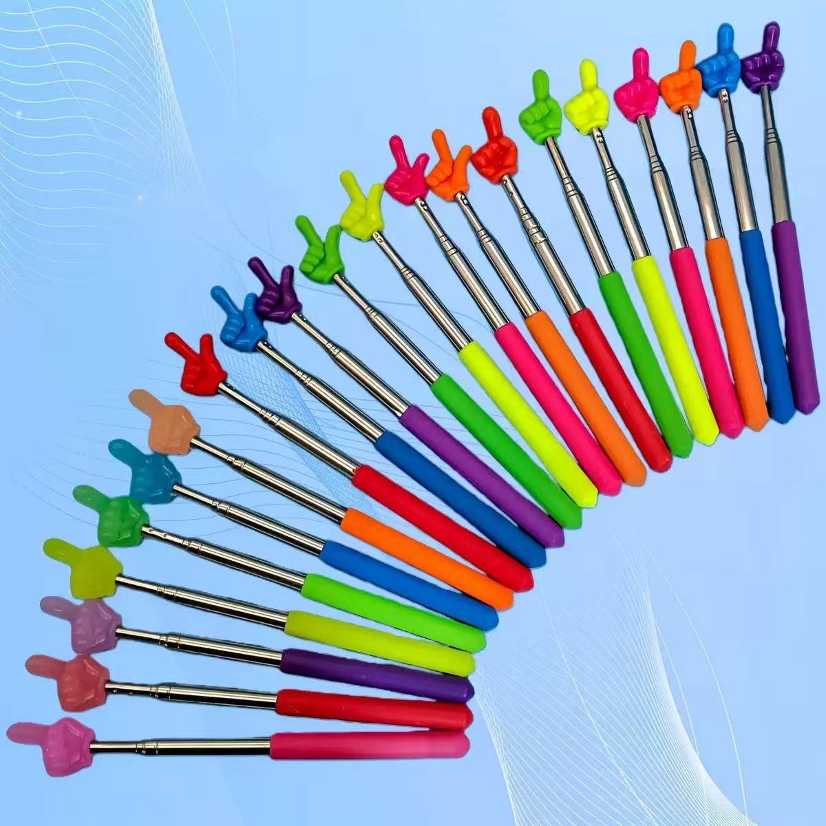 伸缩指读棒手指棒儿童阅读看书伸缩教鞭指挥棒教学棒伸缩小手指棒详情6