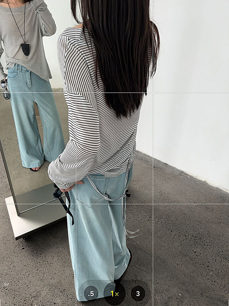 Luxi American 9-inch slightly flared jeans for women, 2025 Summer New style casual loose wide-leg pants with a drape, 68326 pic 33