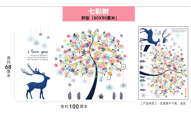 3D立体卧室温馨墙贴房间布置客厅贴画墙上装饰墙纸自粘床头墙壁纸详情16