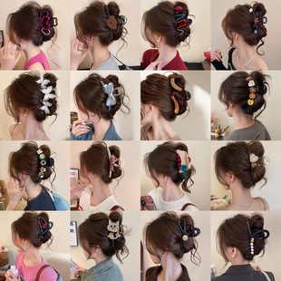 升级版加宽加厚发圈皮筋女提花纹路高弹力耐用头绳时尚马尾发绳1详情2