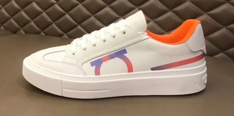 真皮男板鞋欧洲站拼色系带小白鞋平底牛皮防臭黑色时尚休闲单鞋潮详情8