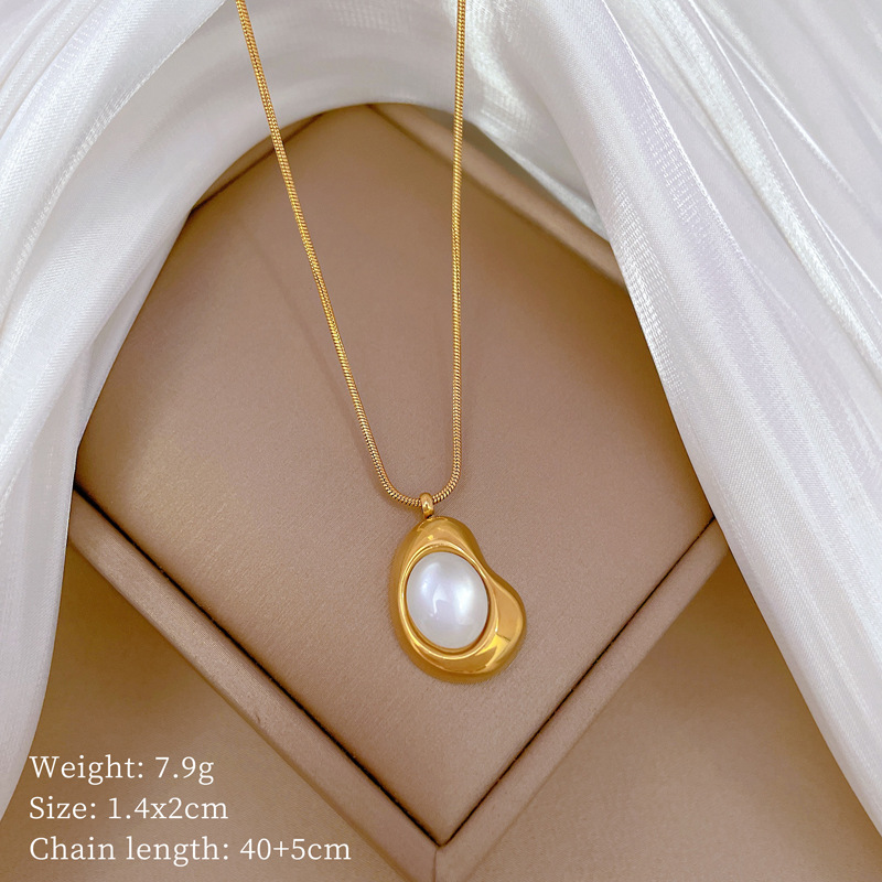 【通体钛钢】炉内真金幸运草爆款冷淡项链女ins网红锁骨链配饰品详情44