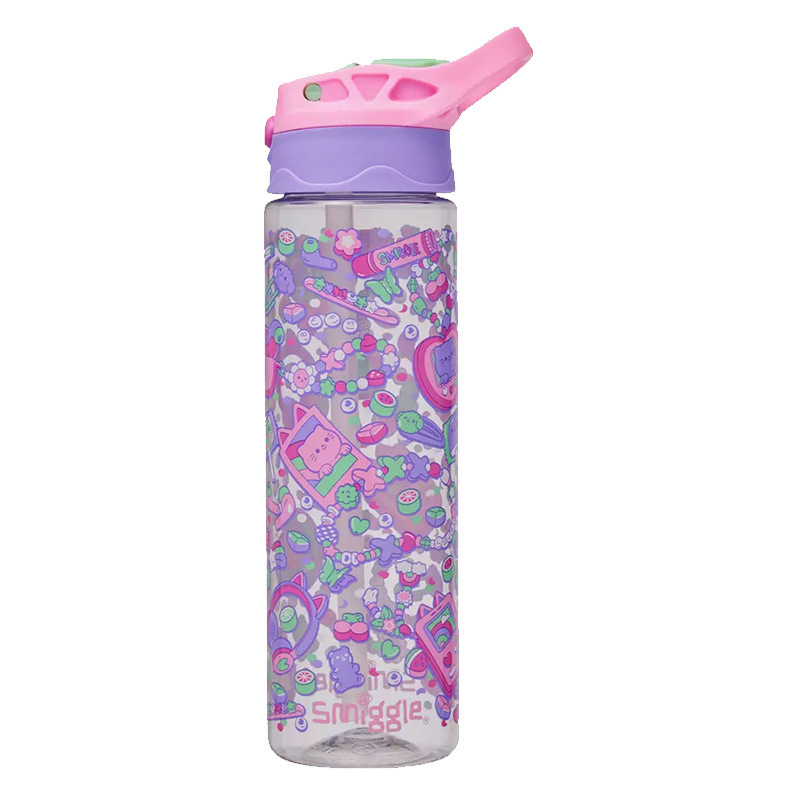 Australian smiggle straw water cup for boys, girls, children and students is a lightweight and transparent portable cup with a large capacity of 650ml pic 28