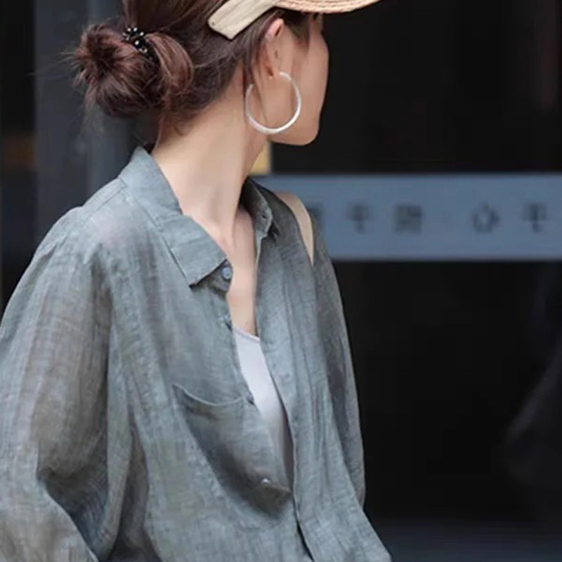 明星同款欧美简约纹理C圈不规则形状耳钉个性高级小众设计耳饰女详情9