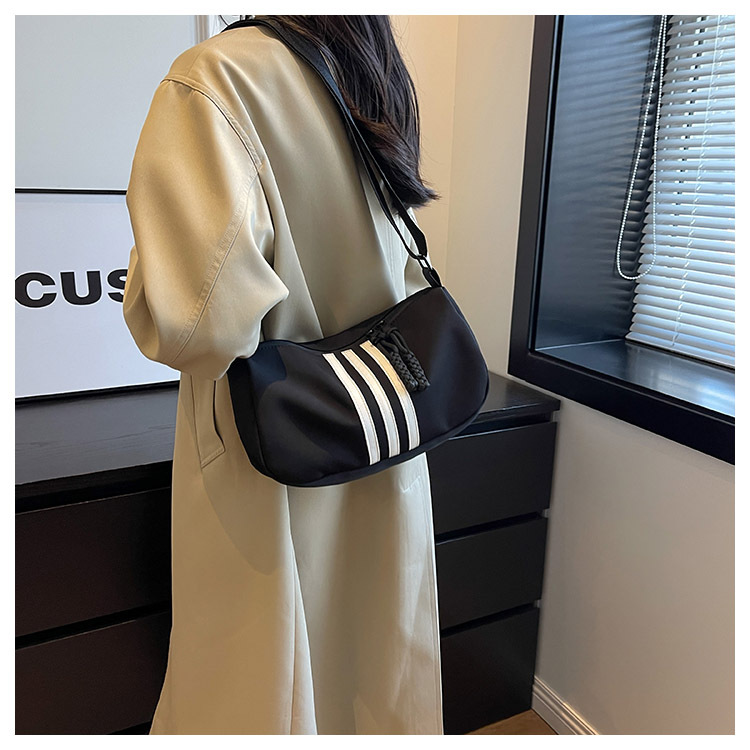 High-end Oxford fabric single-shoulder bag, casual and fashionable chain crossbody bag, cross-border versatile underarm bag for women wholesale pic 2