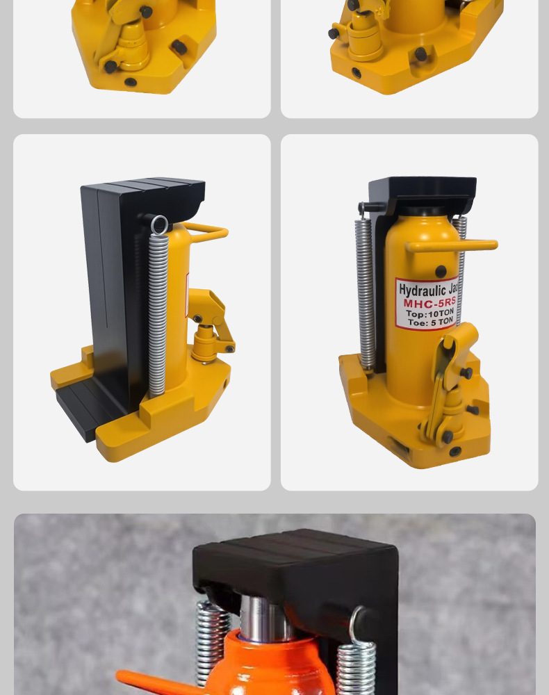Claw jack hydraulic vertical 5T 10-ton low-position heavy-duty duckbill lifting machine manual 20T30t hydraulic cross-lifting pic 12
