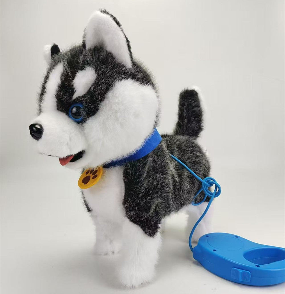 USB大号吐舌头舔舔狗触摸汪汪叫儿童电动玩具小狗走路会叫学说话机器狗仿生机器狗ai智能玩具详情6