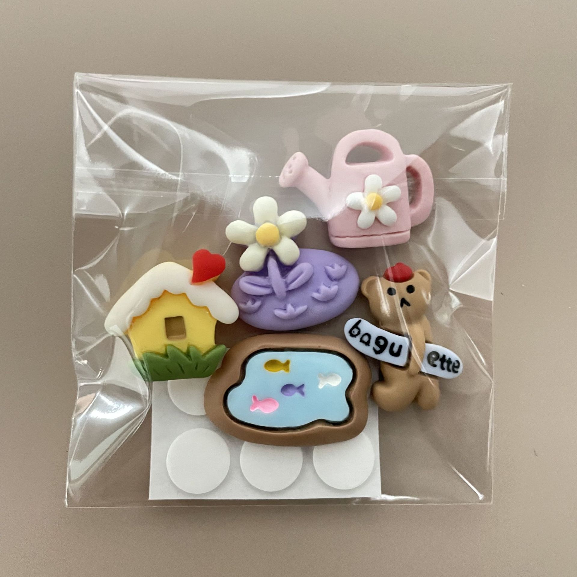 可爱卡通奶油胶树脂配件饰品配件发夹diy配件 咕卡配件创意贴片详情7