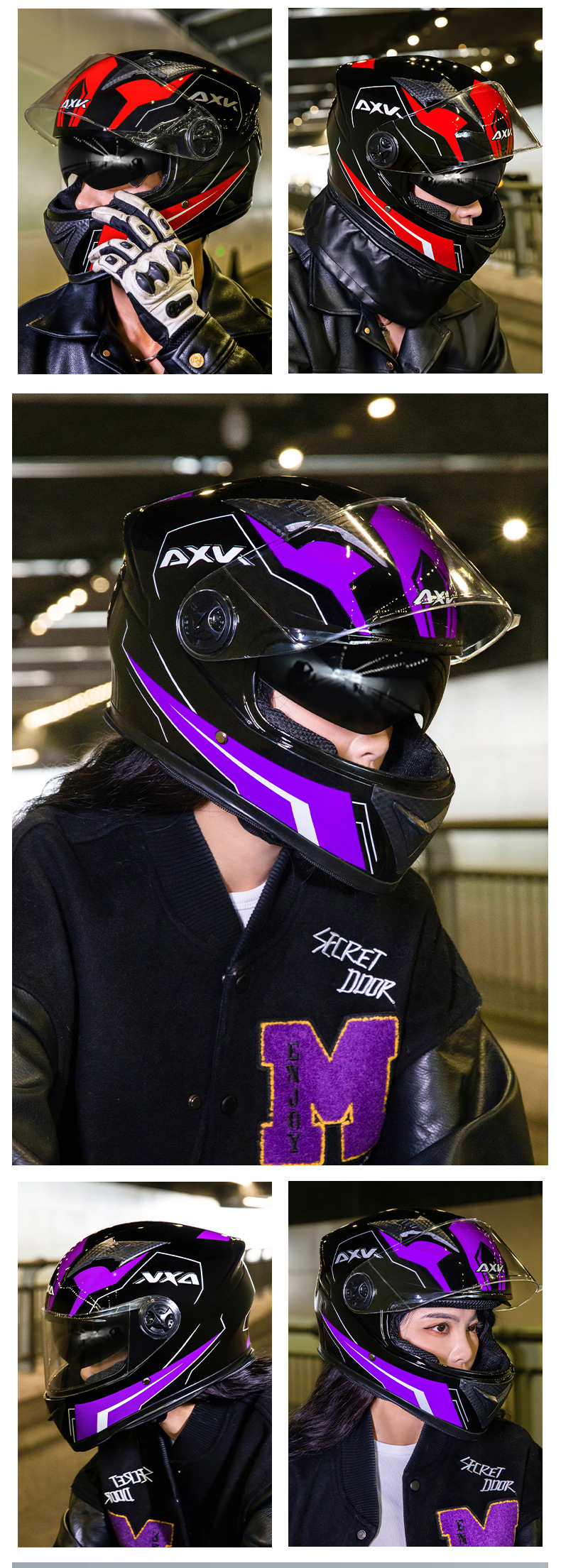 A1 New national Standard 3C certified electric motorcycle helmet for men and women, winter warmth, all-season motorcycle riding helmet pic 7