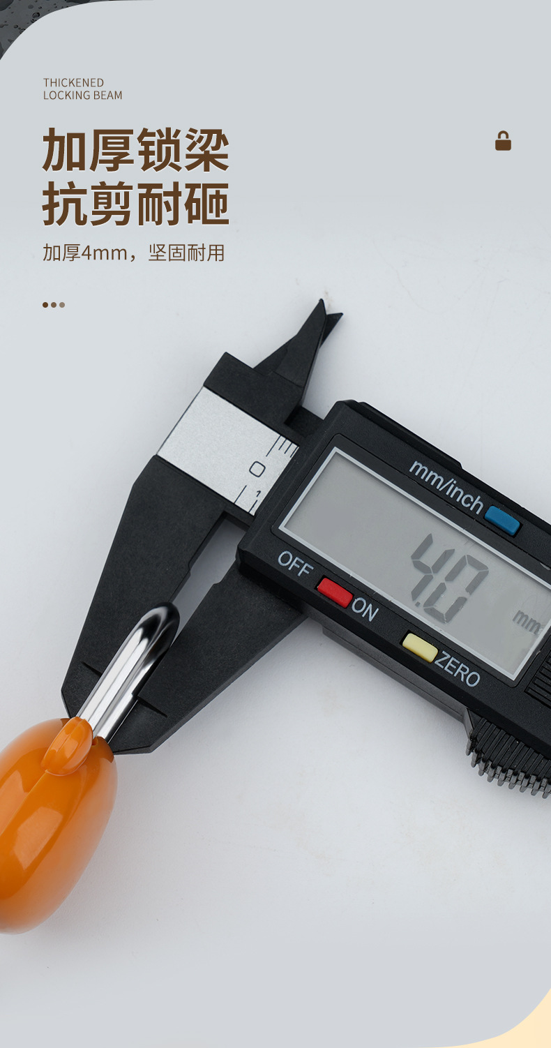 Cute padlock, cartoon combination lock, lock holder, lock head, small lock, cabinet lock, student dormitory suitcase, mini padlock pic 7