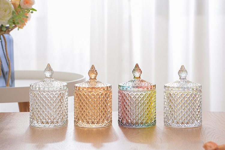 玻璃罐糖果罐香薰蜡烛罐干果罐收纳摆件储物盒首饰品盒消磁碗详情23