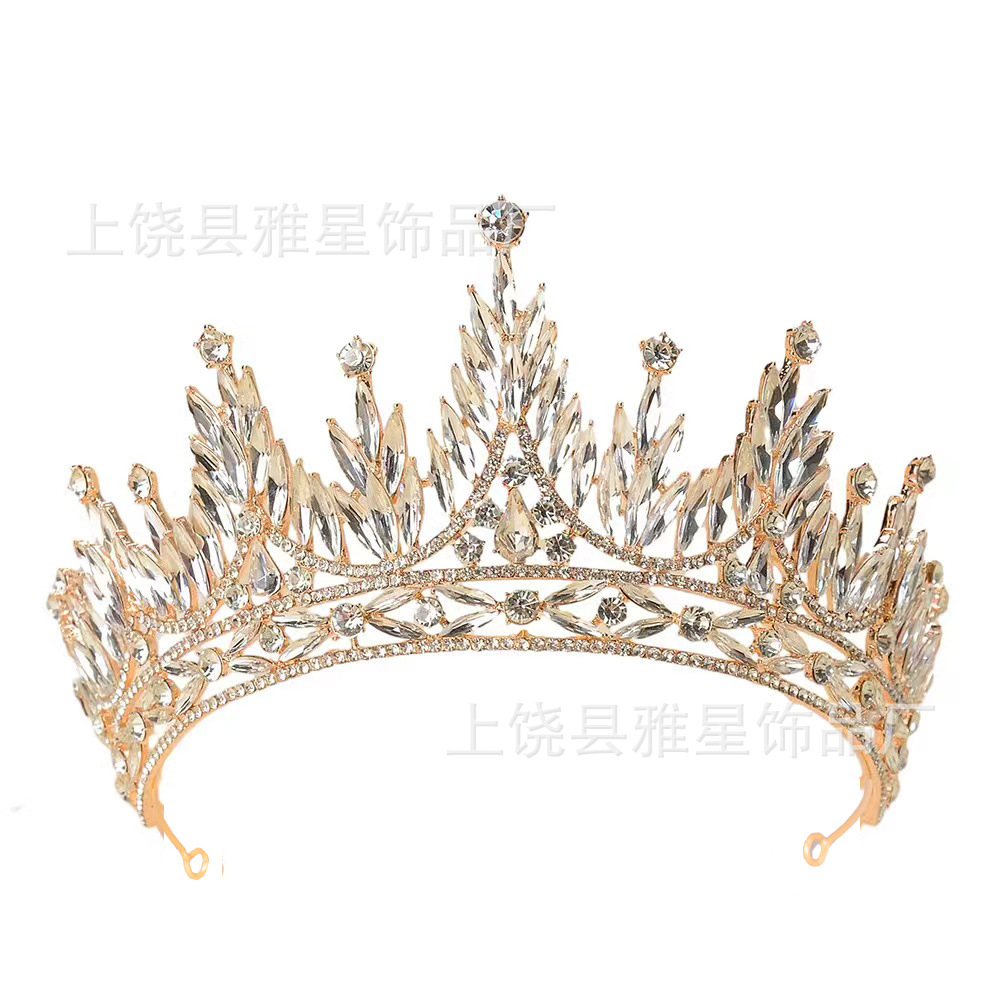 新娘头饰大气结婚头饰婚纱礼服超仙生日拍摄写真影楼配型发饰皇冠详情11