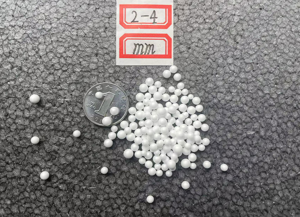 EPS white foam particles for lazy sofa filling, household cloth bags, throw pillows, toy foam filling particles pic 6