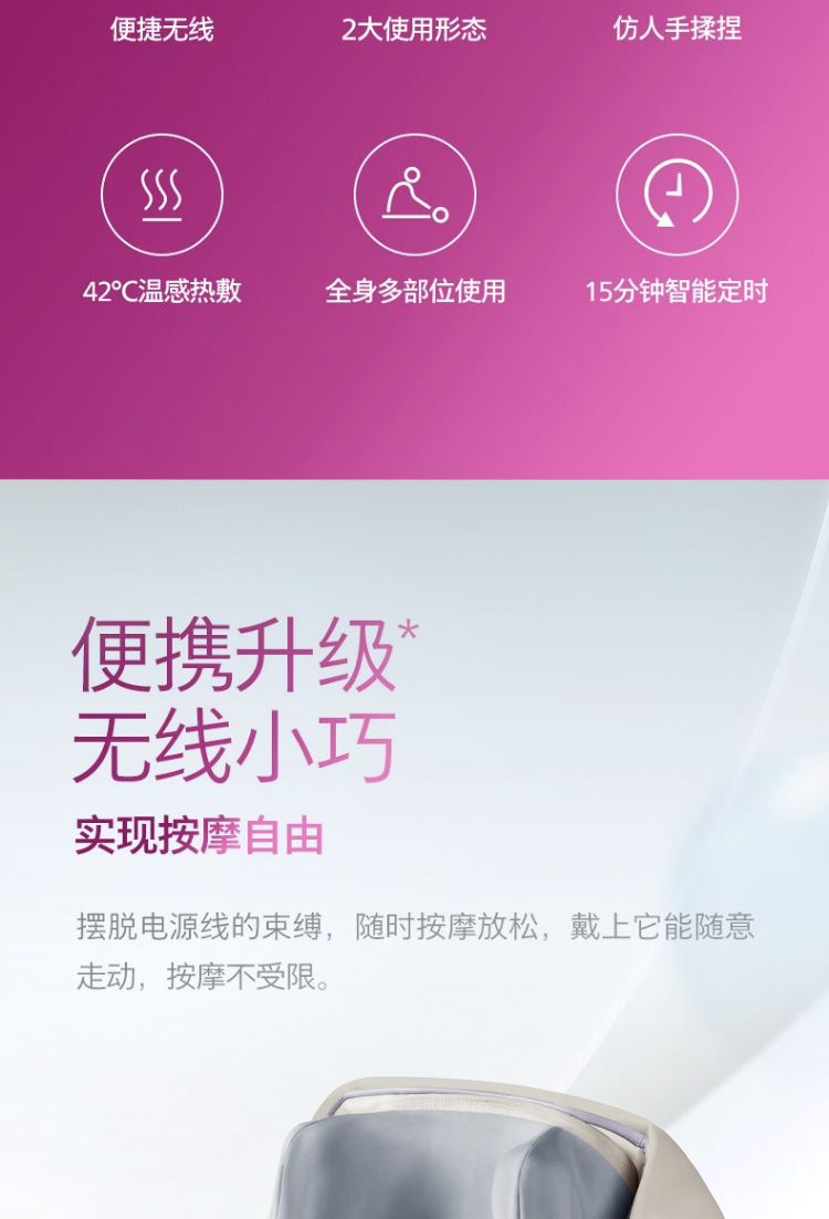 跨境颈椎按摩器斜方肌充电仿人手揉捏颈部按摩热敷按摩肩颈按摩仪详情6