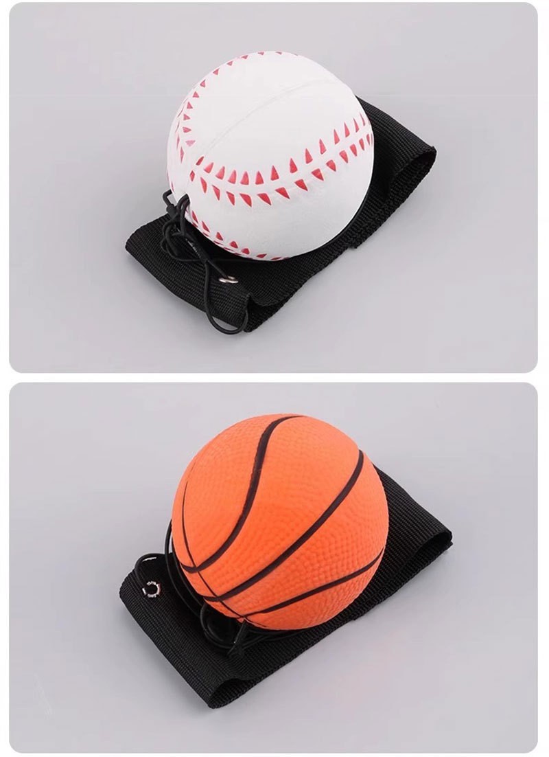 Cross-border best-selling wrist ball 63MMPU elastic ball fitness high-elasticity rubber ball toss ball factory direct sales pic 7