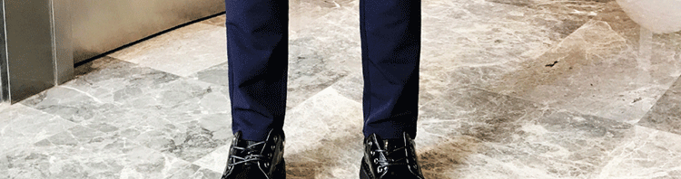 Primavera/otoño pantalones de pie slim para hombres versión coreana traje de moda pantalones premium para plankton pantalones casuales para hombres pic 21