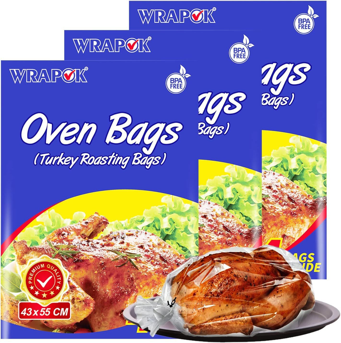 可贴标pet烤鸡袋微波炉耐高温烤箱袋蒸煮炖锅袋烘焙烹饪内衬袋详情6