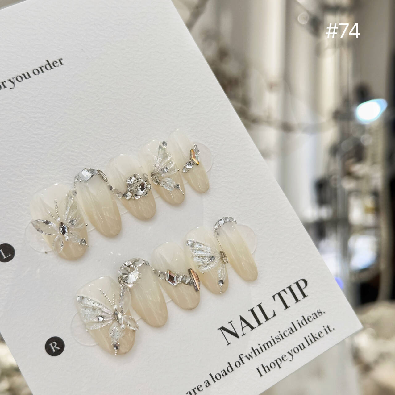 Nai Xi [Original] Pure handcrafted wearing, European and American fairy-like high-end light luxury three-dimensional relief butterfly super-bright zircon pic 11
