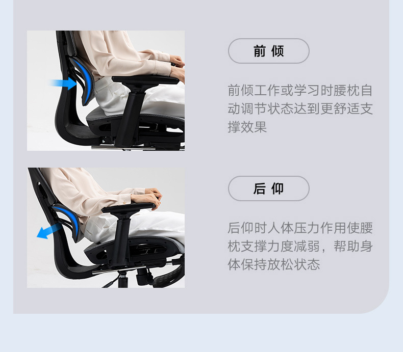 电脑椅家用舒适久坐老板椅电竞学习凳子人体工学椅子靠背办公转椅详情7