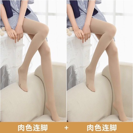 春秋中厚丝袜连裤袜肉色打底袜薄款天鹅绒防勾美腿裤袜女外贸批发详情4