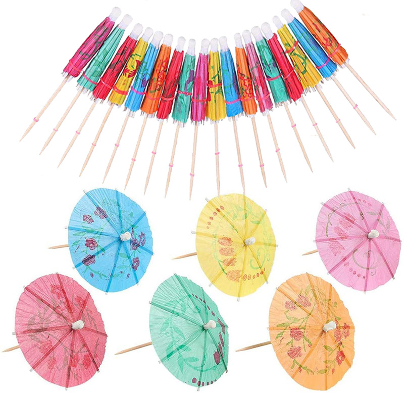 50 flamingo skewers, pineapple skewers, disposable fruit skewers, cold cocktails to decorate a Hawaiian party pic 29