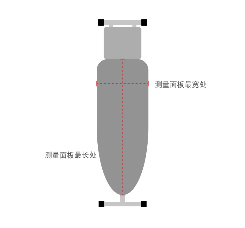 烫衣板纯棉布套多色全棉印花熨衣板罩子纯棉烫衣板布套耐高温布罩详情5