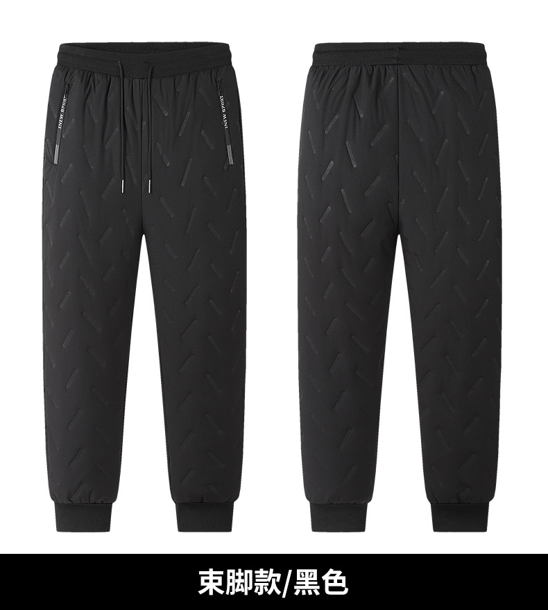 冬季棉裤男加绒加厚羊羔绒长款保暖裤子大码休闲运动裤男士外穿详情34