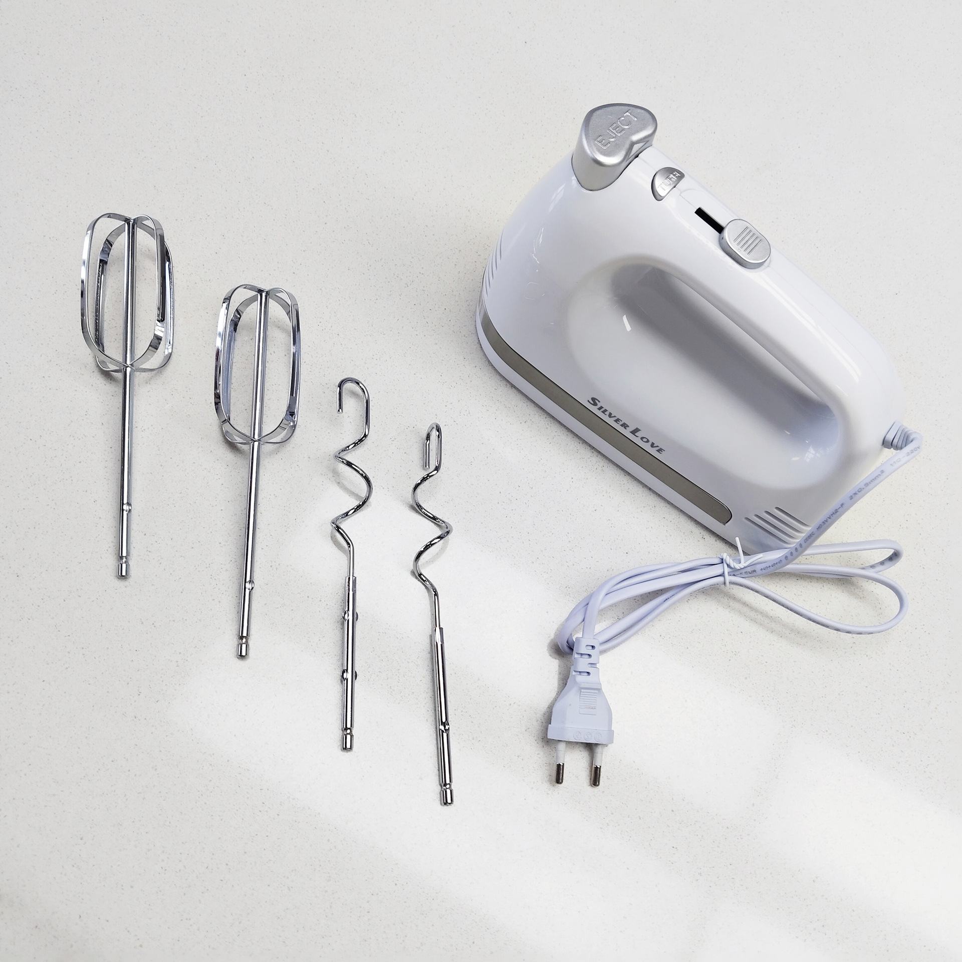 Cross-border foreign trade European standard multi-functional electric egg beater, household handheld high-power egg beater, electric baking mixer Z209 pic 7