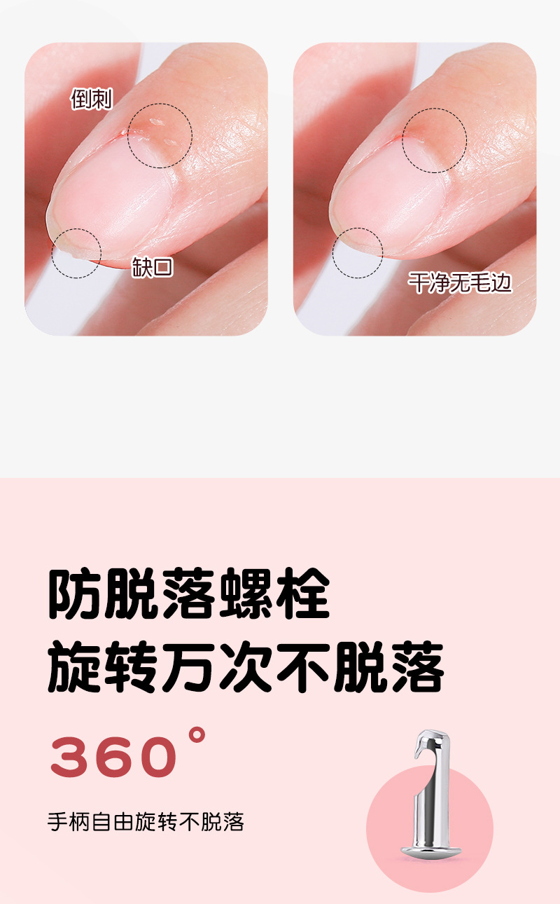 Sanrio officially authorized nail clippers, cute cartoon toe trimming, small and portable, splash-proof Hello Kitty nail clippers pic 8