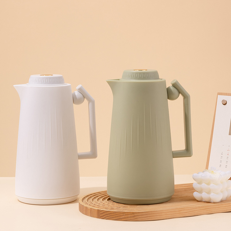 跨境大容量金盖真空保温壶 玻璃内胆家用保温瓶 批发商用咖啡壶 优质保温水壶 长效保温瓶详情5