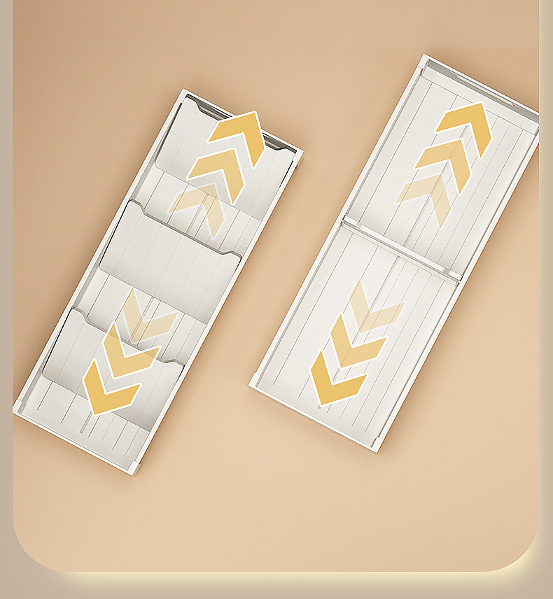 Space aluminum drawer storage partition cabinet, built-in knife, fork, chopsticks, spoon storage box, shelf, kitchen organization wonder pic 14